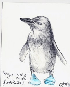 2010.6.2 Penguin in blue shoes